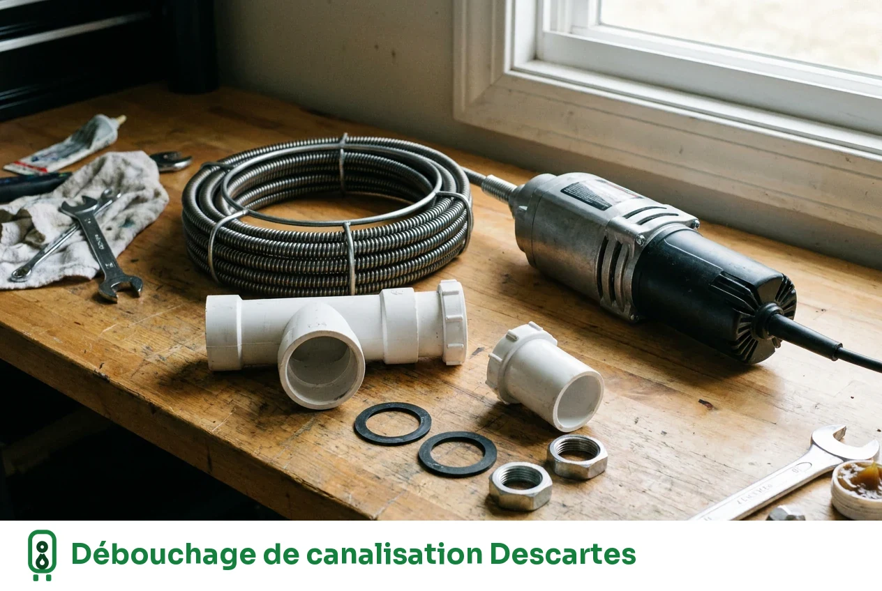 Débouchage de canalisation à Descartes