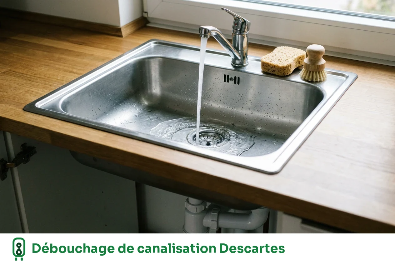 Débouchage de canalisation à Descartes