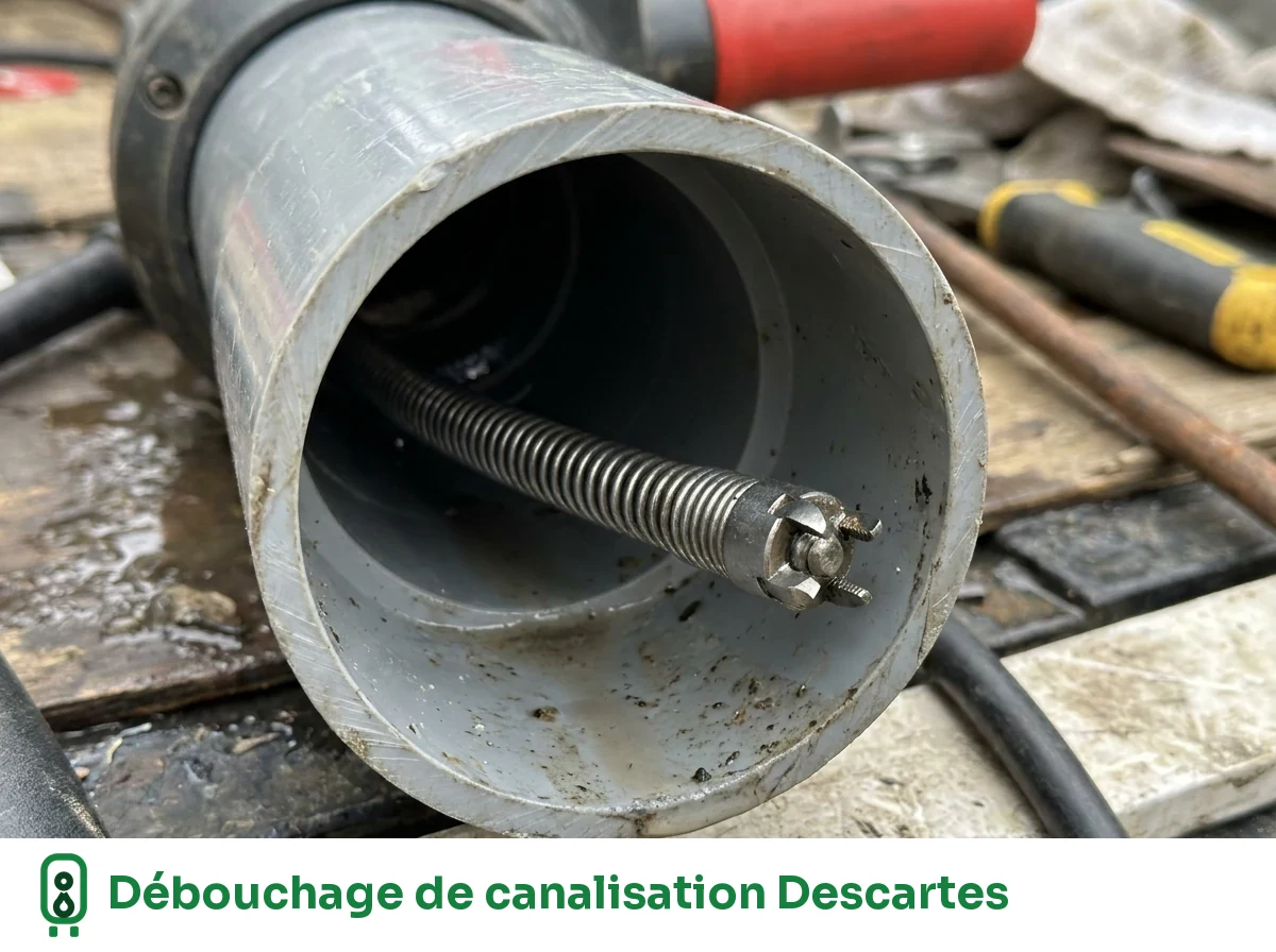 Débouchage de canalisation à Descartes