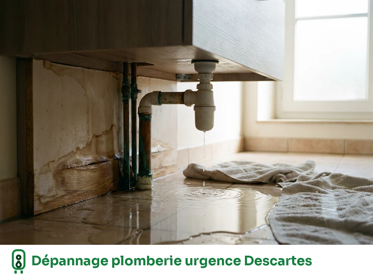Dépannage plomberie urgence à Descartes