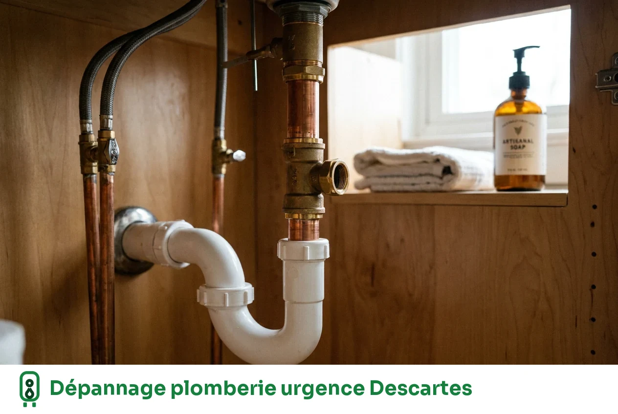 Dépannage plomberie urgence à Descartes