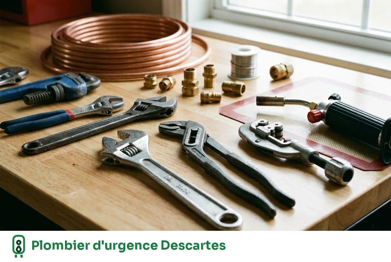 Plombier d'urgence à Descartes