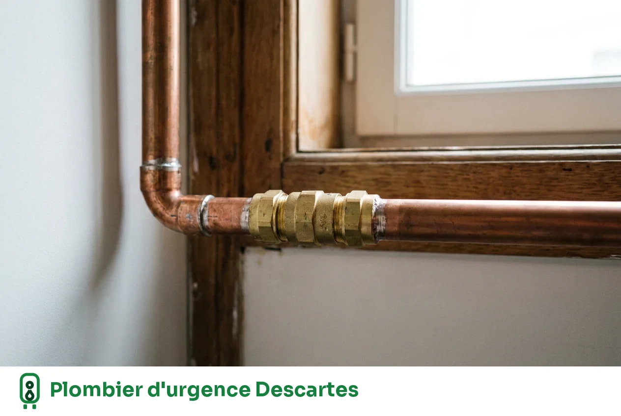 Plombier d'urgence à Descartes