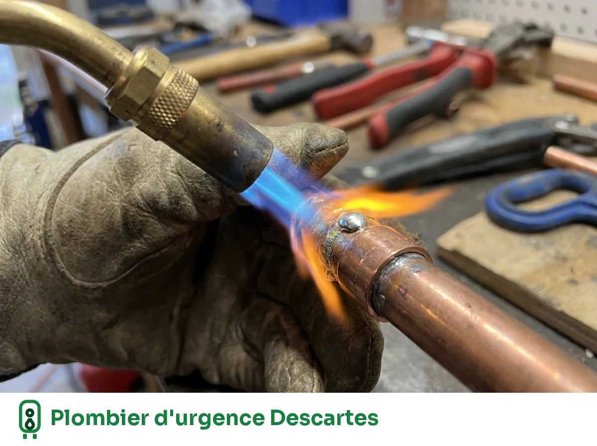 Plombier d'urgence à Descartes