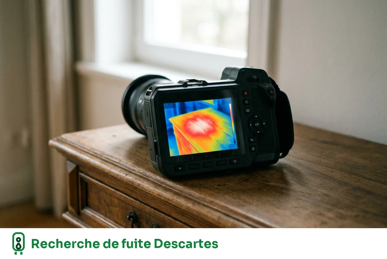 Recherche de fuite à Descartes