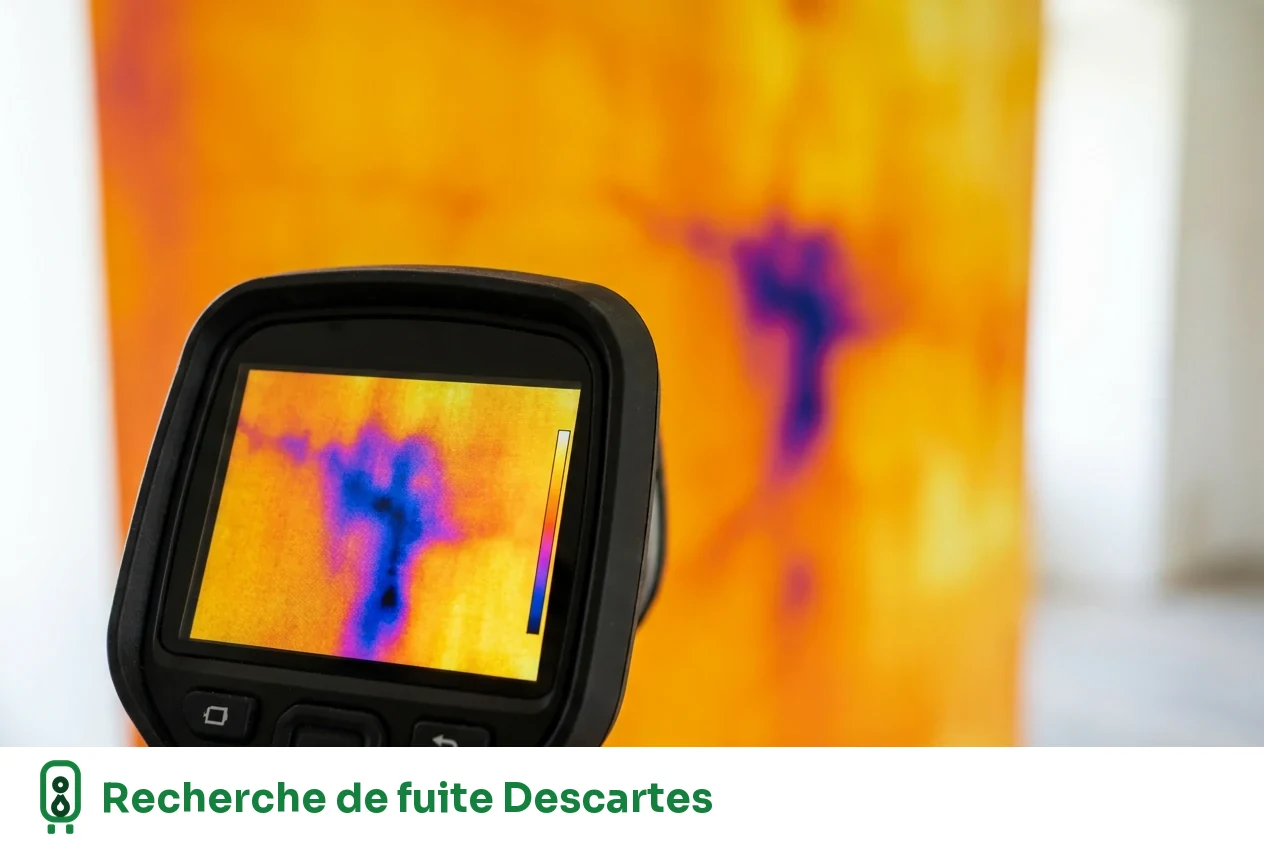 Recherche de fuite à Descartes