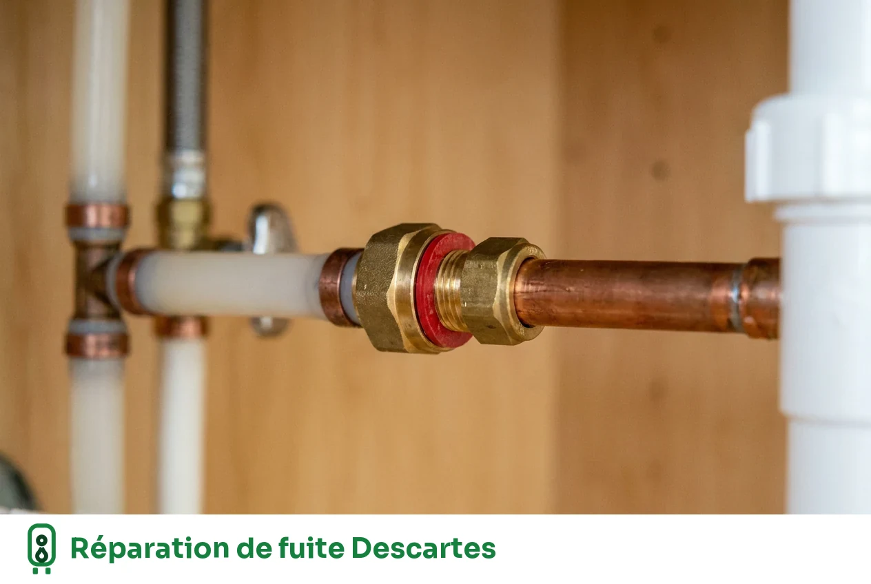 Réparation de fuite à Descartes