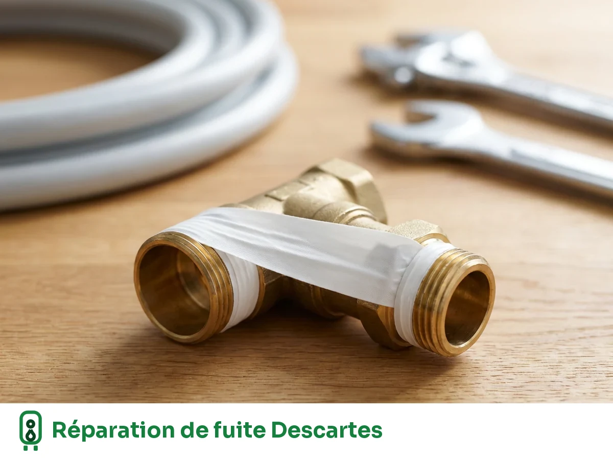 Réparation de fuite à Descartes