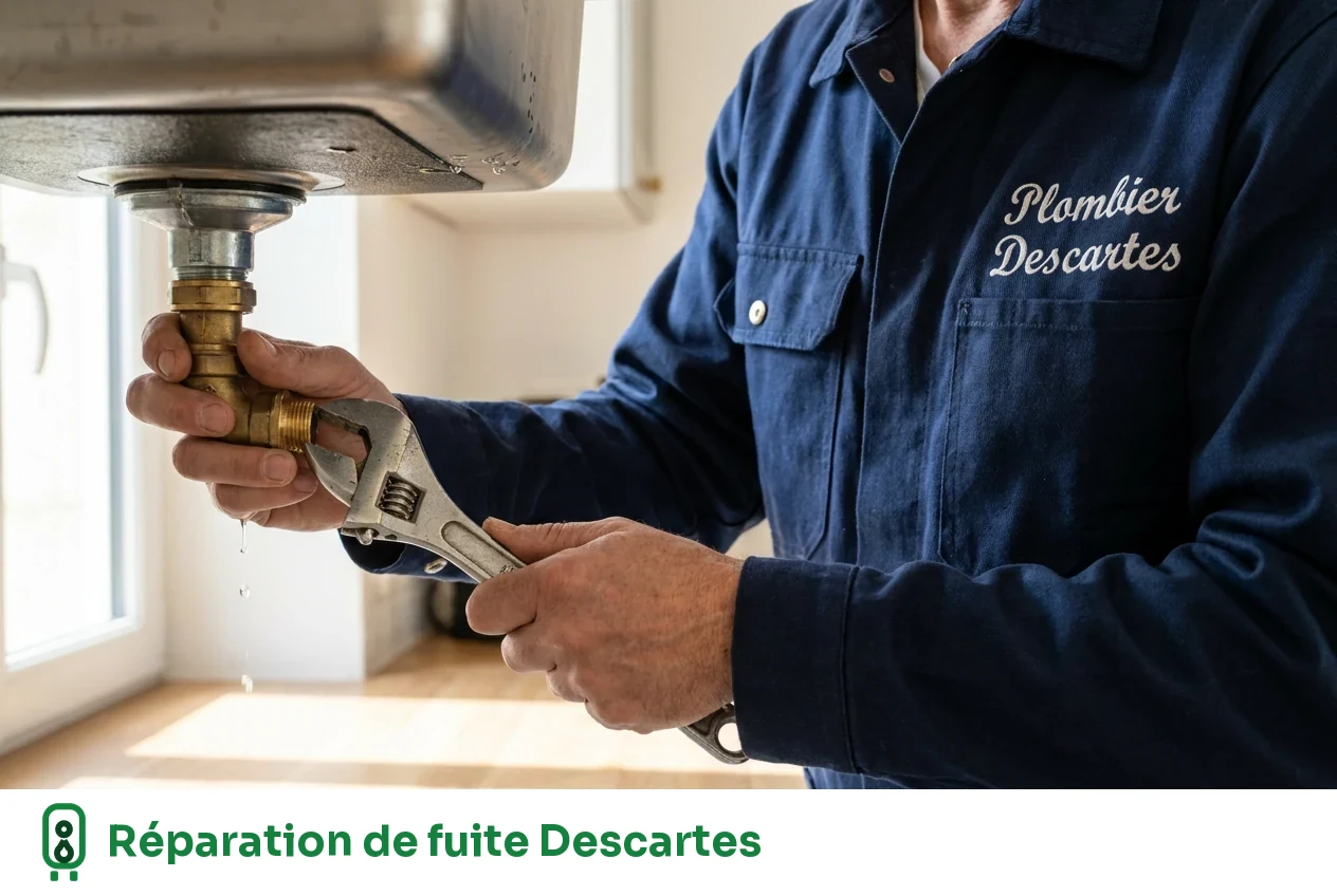 Réparation de fuite à Descartes